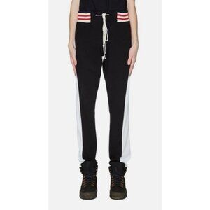 Greg Lauren Black Borg Lounge Pant Mens 2 Track French Terry